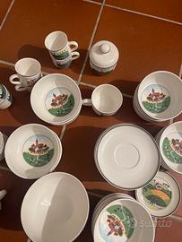 Servizio di tazze tazzine piattini