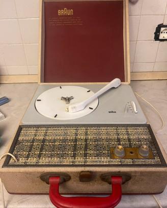 Giradischi Braun vintage portatile