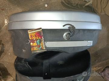 coppia borse laterali piaggio rst grige