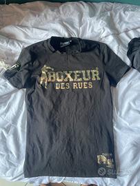 boxeur tshirt golden & black