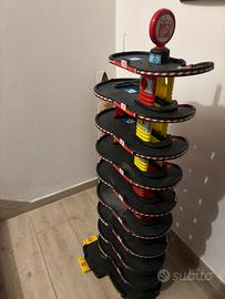 Pista con 2 macchinine giocattolo per Bambini