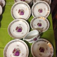 Piatti teiera tazzine Porcelaine du centre