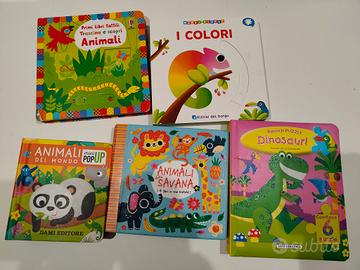 5 libri con linguette e pop up