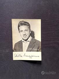Mike Buongiorno 1957 Cartolina Autografata
