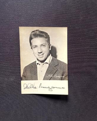 Mike Buongiorno 1957 Cartolina Autografata