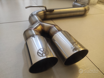 Scarico inox golf 5-6 -7 scirocco