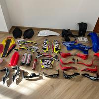 Plastiche Honda CRF e Hm (adattabili) e ricambi
