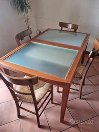 Tavolo allungabile ciliegio