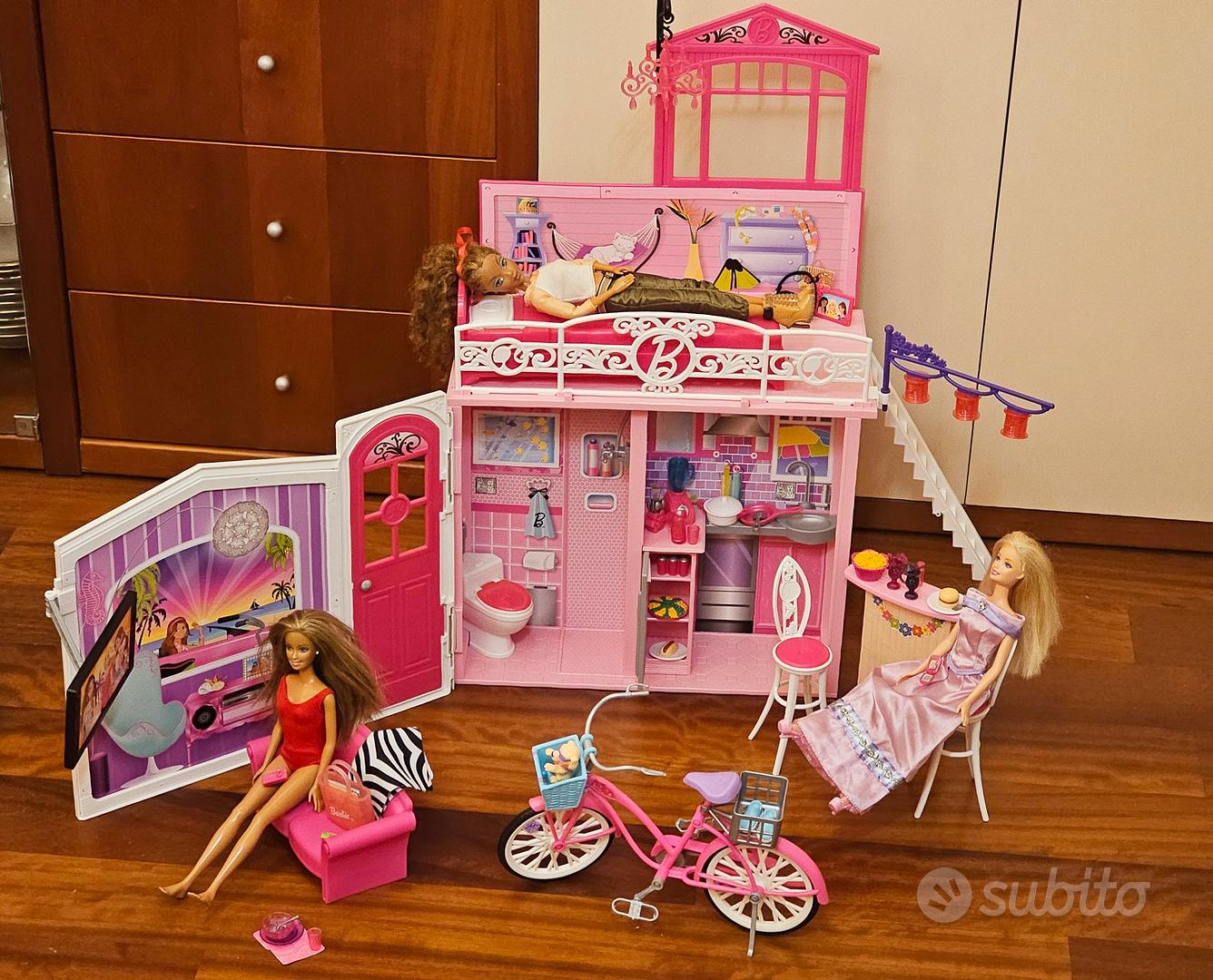 Barbie Casa 2 Andares glam Glamour com Boneca - Pirlimpimpim