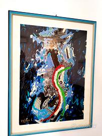 MARIO SCHIFANO - serigrafia originale numerata