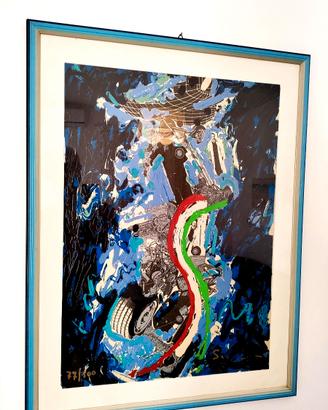 MARIO SCHIFANO - serigrafia originale numerata