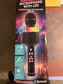Microfono karaoke led bluetooth