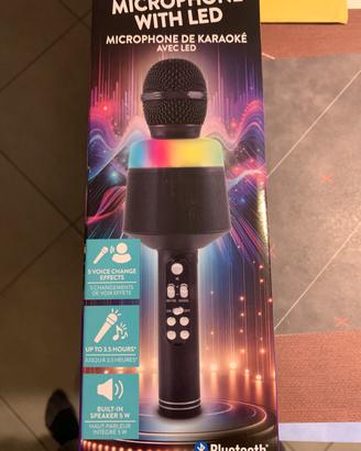 Microfono karaoke led bluetooth
