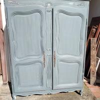 armadio provenzale laccato shabby chic