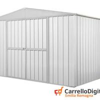 Capanno box esterno lamiera 360x175 bianco