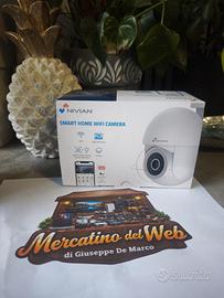 Telecamera Wi-Fi Esterna Nivian 2K Super HD 