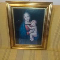 QUADRO MADONNA CON BAMBINO