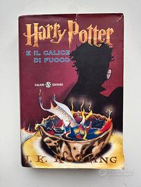 Libro saga Harry Potter e il calice di fuoco