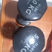 pesi da 5 kg per allenamento e fitness