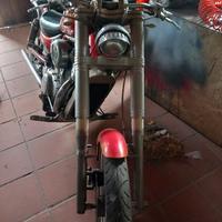 piastre forcella larghe moto custom