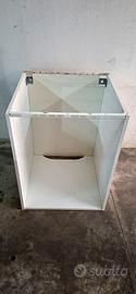 Mobile per forno/lavello incasso, bianco