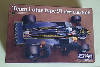 Team Lotus type 91 1982 British GP, 1:20, Ebbro