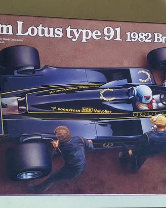 Team Lotus type 91 1982 British GP, 1:20, Ebbro