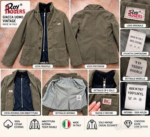 Giacca Roy Rogers elegante e casual. Verde 10 anni