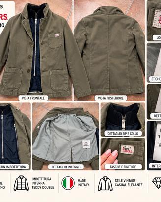 Giacca Roy Rogers elegante e casual. Verde 10 anni