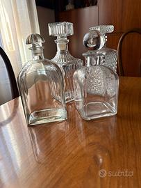 Set 4 bottiglie liquore