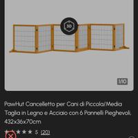 cancelletto x esterni cani/bambini 