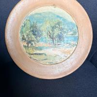 Pianto in legno dipinto Decilia