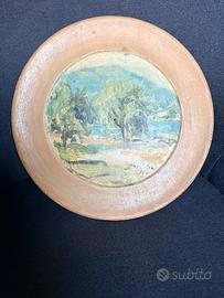 Pianto in legno dipinto Decilia