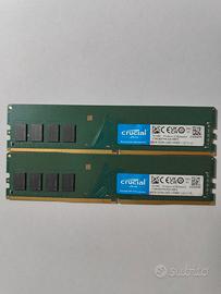 ⚡ Kit RAM Crucial DDR4 16GB (2x8) 3200MHz Top! ⚡