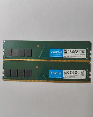 ⚡ Kit RAM Crucial DDR4 16GB (2x8) 3200MHz Top! ⚡