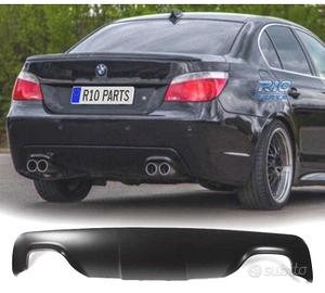 DIFFUSORE BMW E60 E61 LOOK M DOPPIA USCITA OO---OO