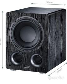 subwoofer attivo amplificato Magnat alpha Rs8