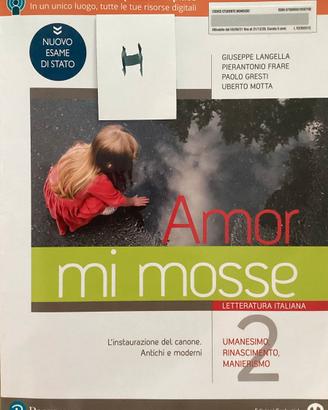 LETTERATURA ITALIANA  AMOR MI MOSSE