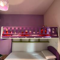 LETTO A CASTELLO+COMODINO+SCRIVANIAMORETTI COMPACT