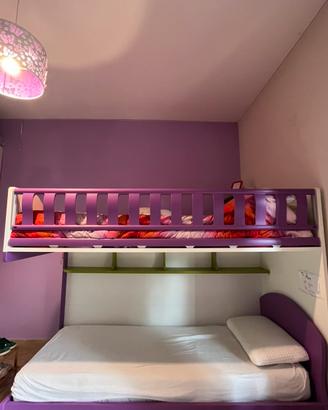 LETTO A CASTELLO+COMODINO+SCRIVANIAMORETTI COMPACT