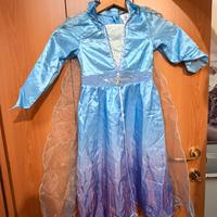 Costume di carnevale elsa frozen