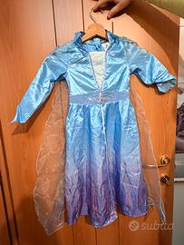 Costume di carnevale elsa frozen