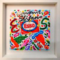 Souvenir Schifano Donzelli.Opera unica incorniciat