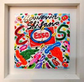 Souvenir Schifano Donzelli.Opera unica incorniciat