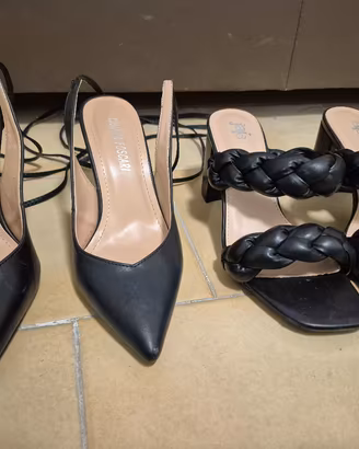 Lotto scarpe N. 35/36: Slingback e Sabot