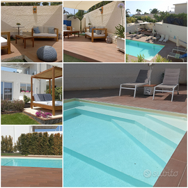 Appartamento in villa con piscina