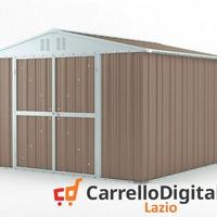 Box struttura lamiera Acciaio 327x307 tortora
