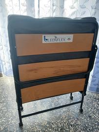 Letto Singolo Pieghevole Leonflex doghe di legno
