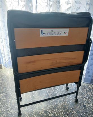 Letto Singolo Pieghevole Leonflex doghe di legno
