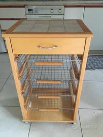 Cassettiera e mobile specchiera per bagno